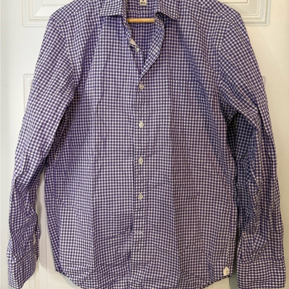 Men's Purple Checkered Shirt